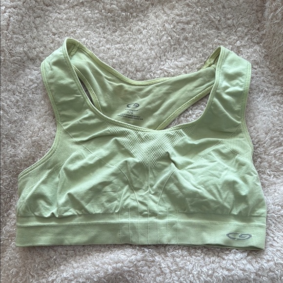 Champion Green Sports Bra with Racerback Design - Picture 4 of 4